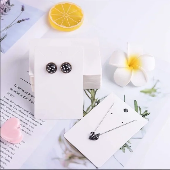 120PC Multi Pack! 60 Multicolored Jewelry Display Cards 60 Self Seal Clear Bags - Picture 6 of 7